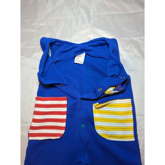 Vintage 1994 HJR & CO Boys Size 6-9 Months Blue Overall Outfit Play Pals Dogs - Picture 7 of 14
